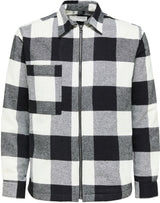 Selected Homme white and black checked shirt jacket Q23 Menswear Galway