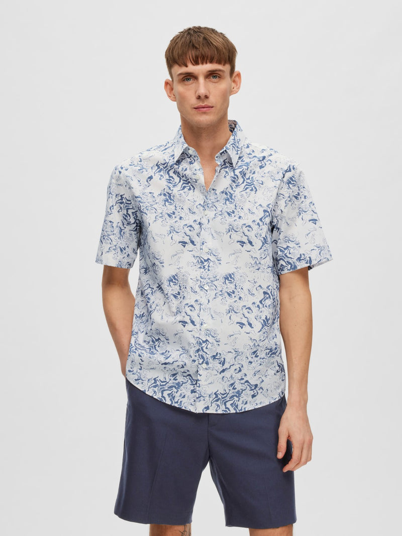 Selected Homme Relax Water Shirt Q23 Menswear Galway