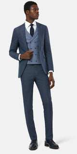 Travis Dan Smoke 3 Pc Suit Slim www.q23menswear.com