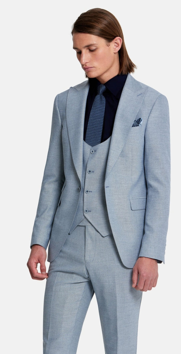 Travis Napoli 3Pc Suit in Smoke SS23 www.q23menswear.com