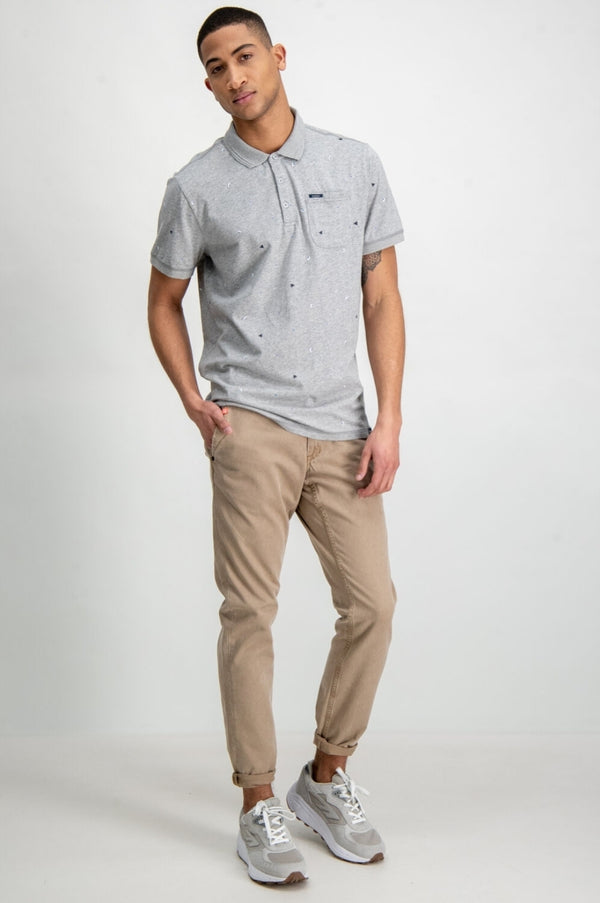 GARCIA Savio Chino Slim Fit Beige - Q23Menswear