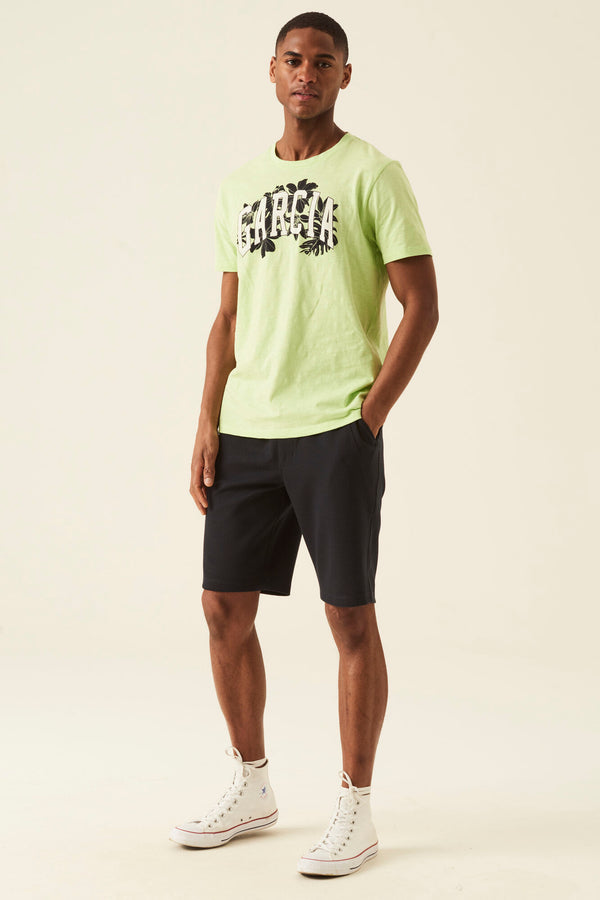 Garcia Tee Soft Lime SS23 Q23 Menswear Galway