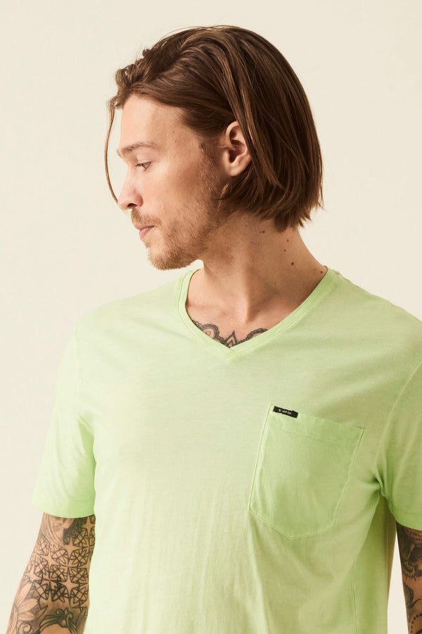 Garcia Soft Lime Tee Q23 Menswear Galway